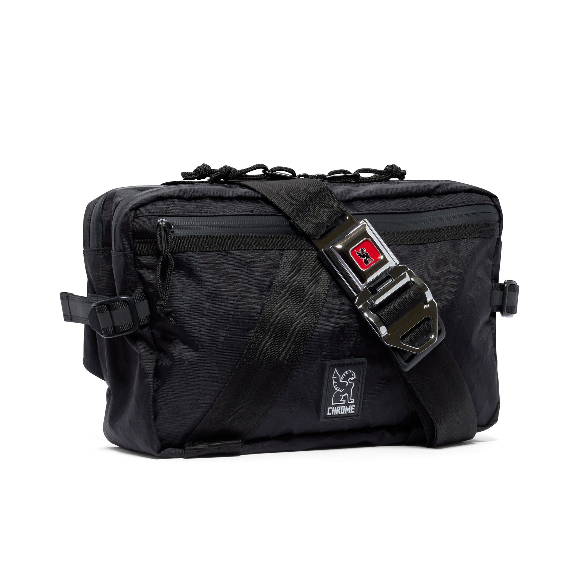 Tensile Sling bag in black x fabric #color_black x