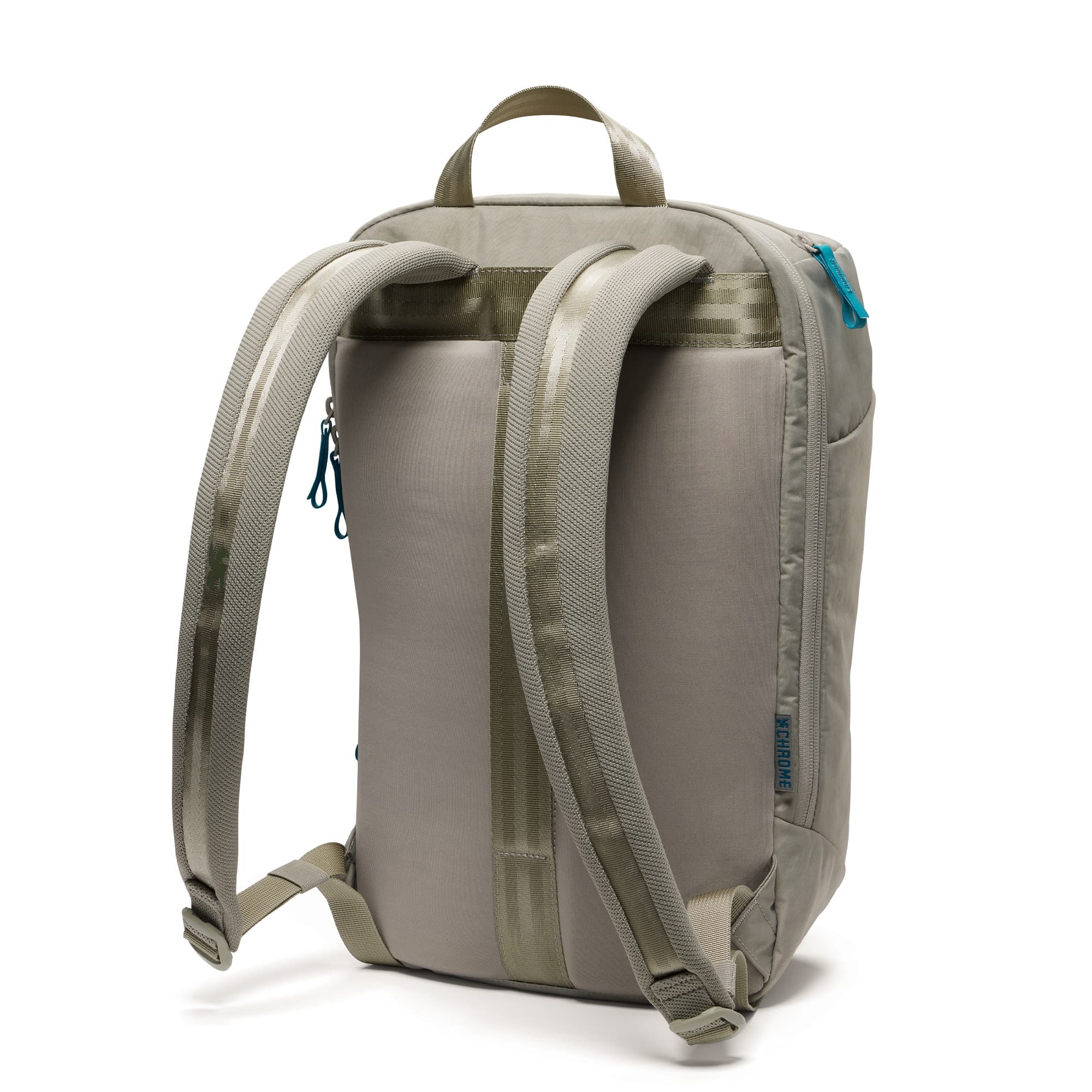 Camden backpack in sage back view #color_sage